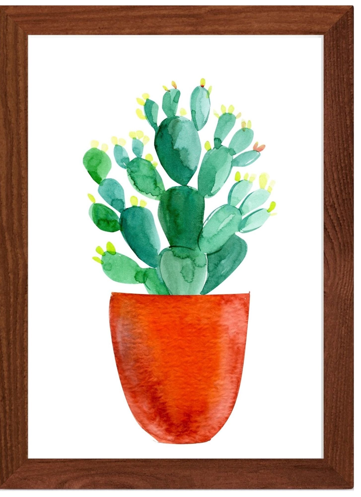 cactus succulent painting Succulent and Cacti Watercolor Wall Art- Set of 8, Printable Digital D – Trillium Living
