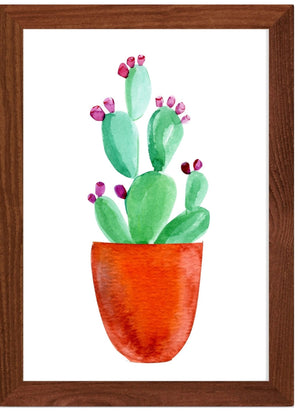 Succulent and Cacti Watercolor Wall Art- Set of 8, Printable Digital Download, No Shipping